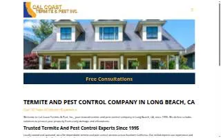 Cal Coast Termite & Pest, Inc. website
