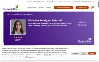 Christina Rodriguez Ruiz, MD of Long Beach website