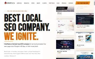 Clickflame website