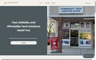 Community Tech iPhone Computer Repair of Long Beach website