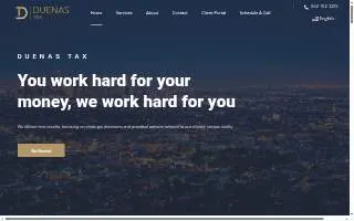 Duenas Tax website