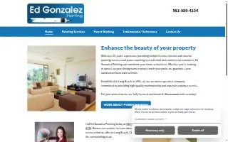 Ed Gonzalez Painting website