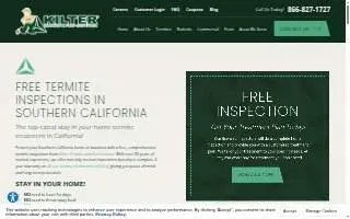 Kilter Termite and Pest Control of San Diego website