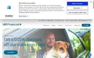 LBS Financial Credit Union of Long Beach website
