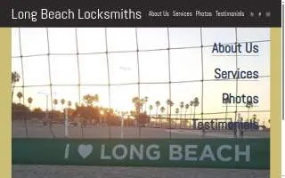 Long Beach Locksmiths website