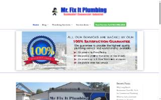 Mr Fix It Plumbing
