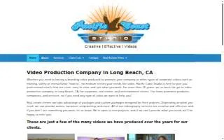 Pacific Coast Studio website