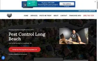 Premium Termite & Pest Control of Long Beach website