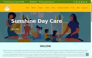 Sunshine Day Care of Long Beach website