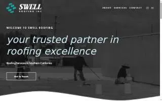Swell Roofing Inc of Long Beach website