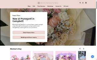 Bloomsgiving website