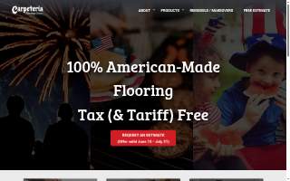 Carpeteria Flooring Centers website