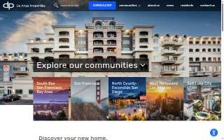 De Anza Properties website