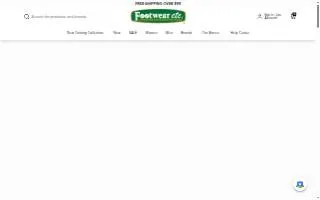 Footwear etc. website