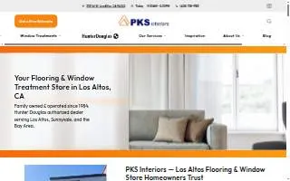 PKS Interiors Draperies, Blind & Shade Store Hunter Douglas Showcase website