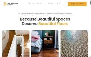 CMC Hardwood Floors of Los Angeles website