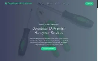 Downtown LA Handyman website
