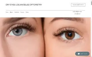 Dry Eyes Los Angeles website
