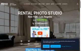 FD Photo Studio Los Angeles - Main website