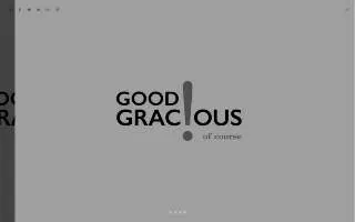 Good Gracious Events website