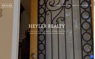 Heyler Realty website