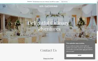 Izo Catering website