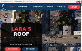 Lara's Roof website