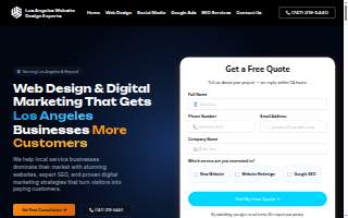 Los Angeles Website Design Experts of San Fernando