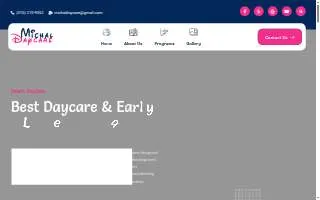 Michal daycare website