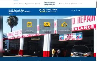 Mike's Auto Repair & Body Center, Inc. website