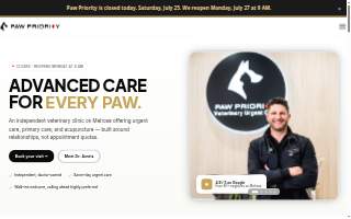 Paw Priority: Veterinary Urgent and Primary Care
