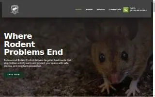 Professional Rodent Control website