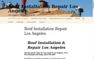 Roof Repair Experts Los Angeles