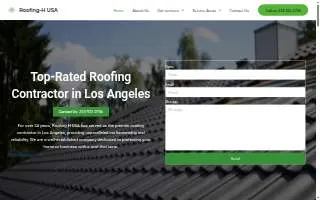 Roofing H USA of Los Angeles website