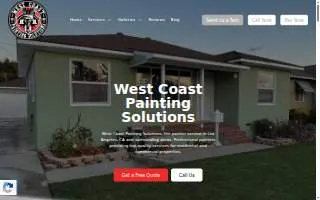 West Coast Painting Solutions website