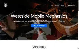 Westside Mobile Mechanics | Car Battery Replacement, Brakes, Jumpstart and More website