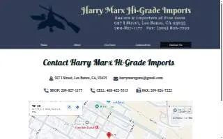 Harry Marx Hi-Grade Imports website