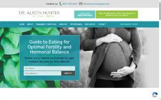 Dr. Alison Hunter Acupuncture website