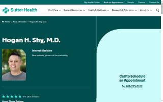 Hogan H Shy, M.D.