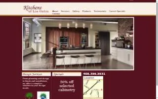 Kitchens of Los Gatos website