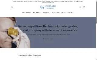 Lovelady Diamond Jewelry & Gold Buyers website