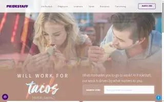 PrideStaff of Los Gatos website