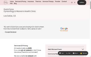 Quick Gyno - Gynecology & Women's Health Clinic