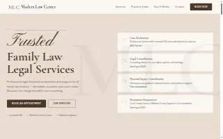 Madera Law Center website