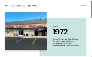 Madera Medical Pharmacy website