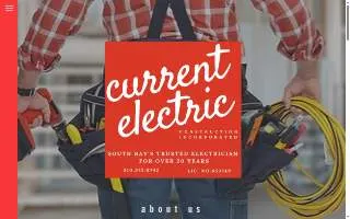 Current Electric Construction website