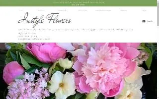 Instyle Flowers website