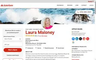 Laura Maloney - State Farm Insurance Agent website