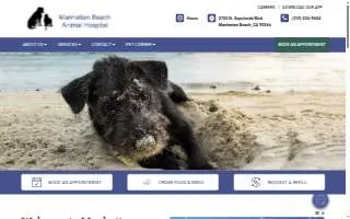 Manhattan Beach Animal Hospital website