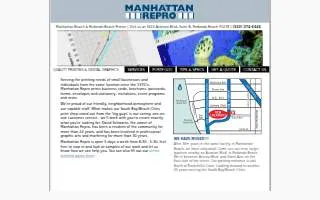 Manhattan Repro of Manhattan Beach website